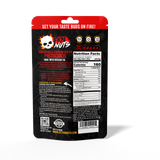 Seoul Reaper Carolina Reaper pistachios nutrition label — 1.6M Scoville spicy pistachio snack by FKN Nuts