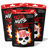 3-bag Seoul Reaper Carolina Reaper Korean BBQ in-shell pistachio value pack — FKN Nuts Texas