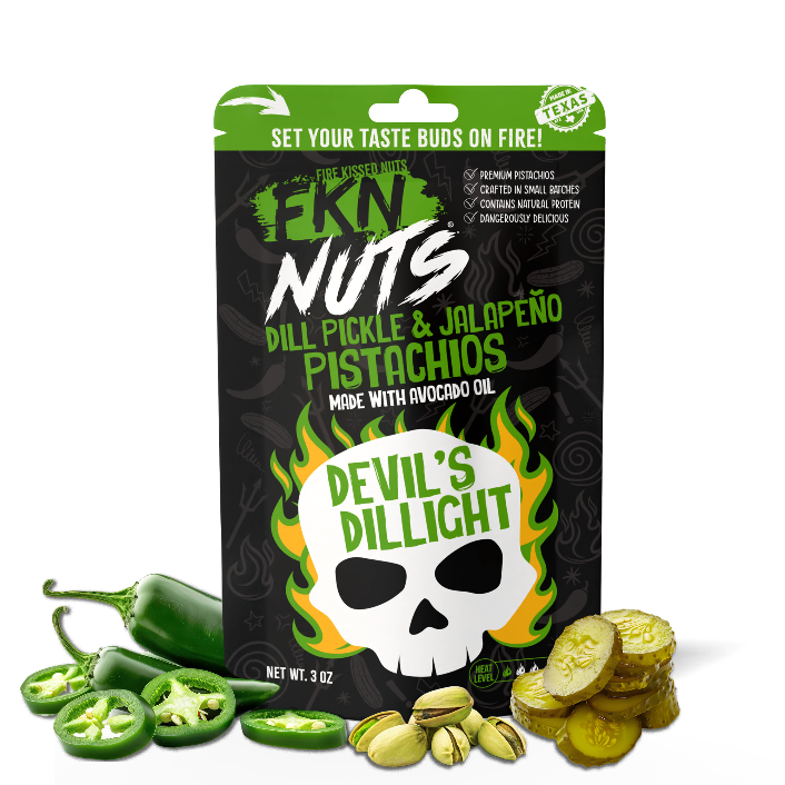 J Dilla Beatnutsネタ　catalyst Dill Pickle Jalapeño Pistachios | Devil's Dillight – FKN Nuts